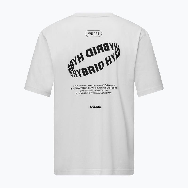 Vyriški marškinėliai Salewa Eagle Hybrid Loose optical white 2