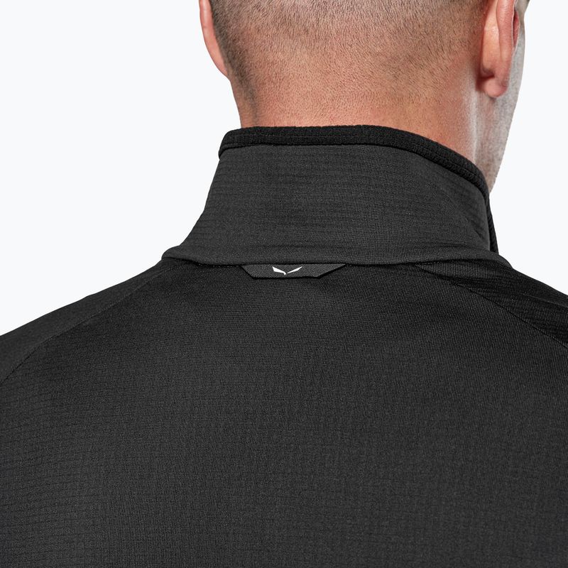 Vyriškas žygio džemperis Salewa Puez Cammio Polarlite Half Zip Black Out 5