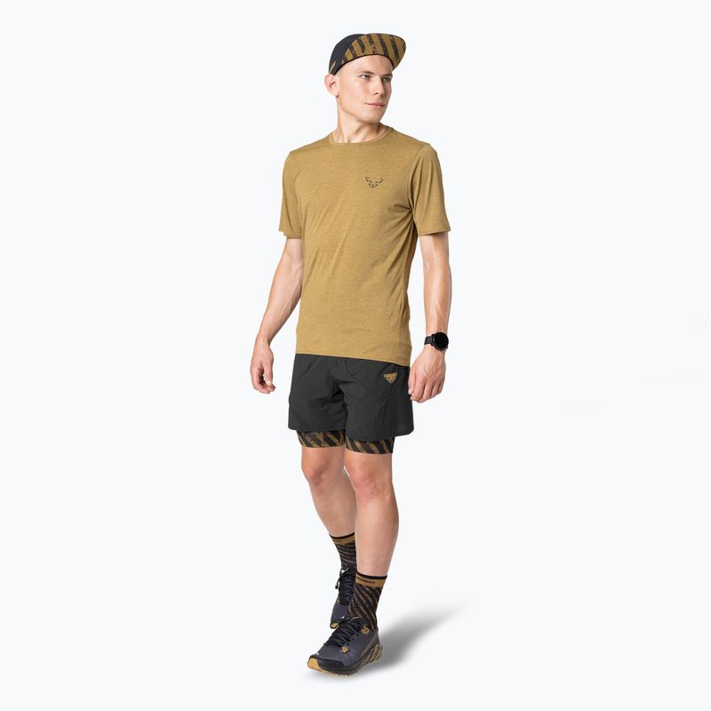 Vyriški bėgimo šortai DYNAFIT Trail 2IN1 black out tobacco 2