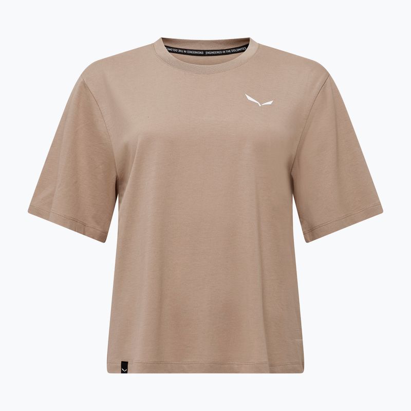 Moteriški marškinėliai Salewa Eagle Sunset Loose quicksand 5