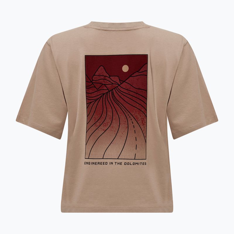 Moteriški marškinėliai Salewa Eagle Sunset Loose quicksand 6