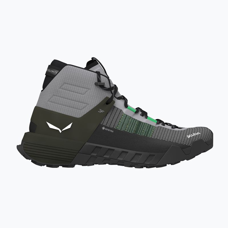 Vyriški priėjimo prie trasų batai Salewa Wildfire Nxt Mid GTX alloy / dark olive