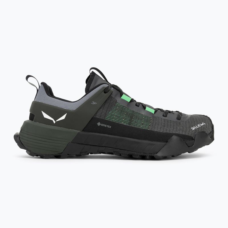 Vyriški priėjimo prie trasų batai Salewa Wildfire Nxt GTX onyx / irish green 2