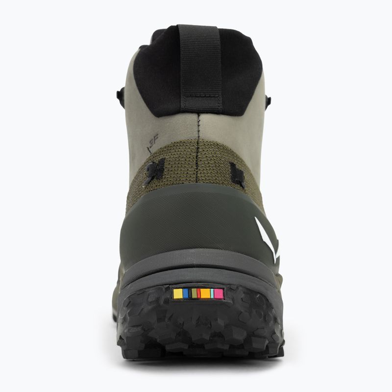 Vyriški žygio batai Salewa Puez Leather Mid Ptx shadow / dark olive 6