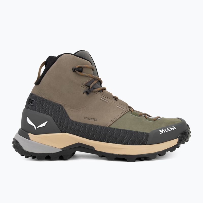 Vyriški žygio batai Salewa Puez Leather Mid Ptx bungee cord / onyx 2