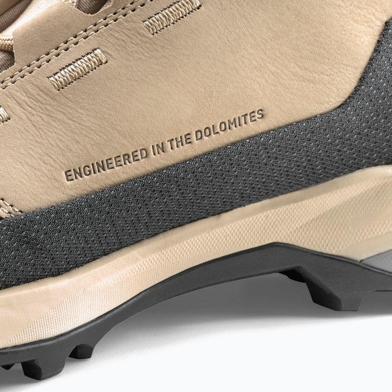 Moteriški žygio batai Salewa Puez Leather Mid Ptx quicksand / onyx 16