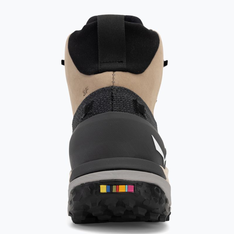 Moteriški žygio batai Salewa Puez Leather Mid Ptx quicksand / onyx 6