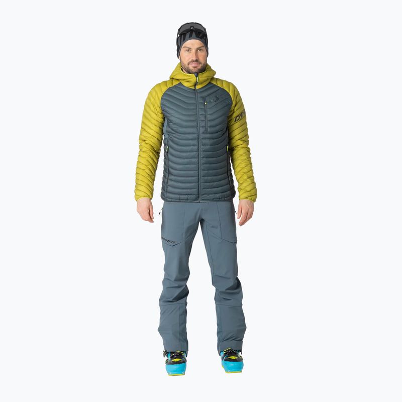 Vyriška pūkinė striukė DYNAFIT Radical Down RDS Hooded golden lime 2