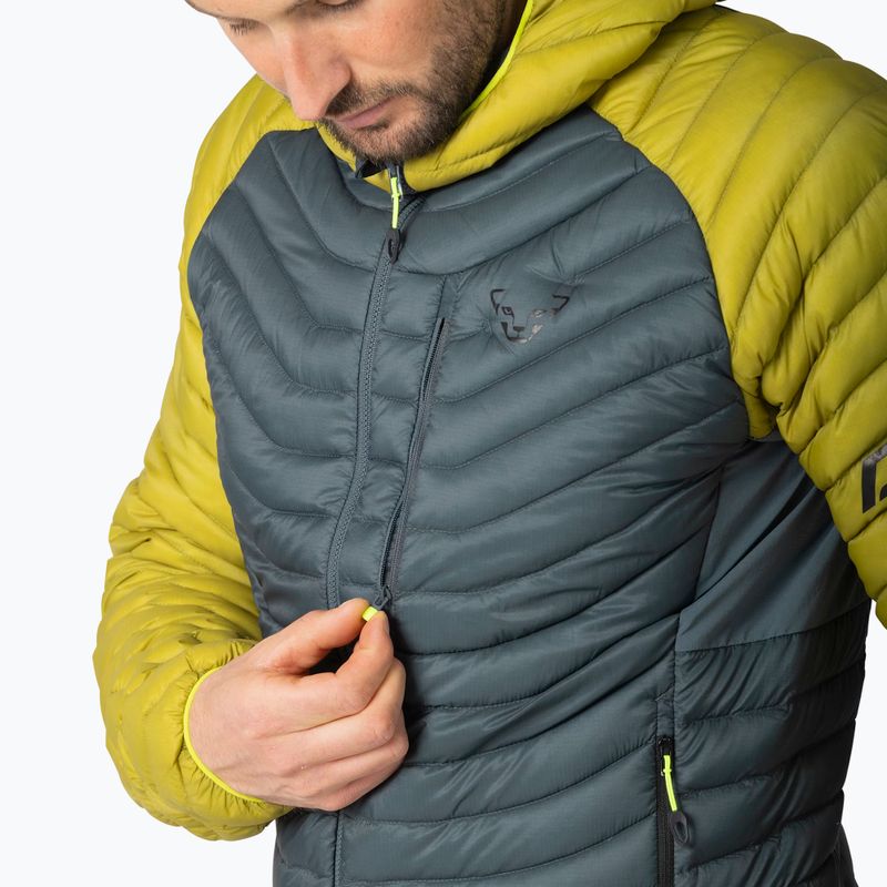 Vyriška pūsta striukė DYNAFIT Radical Down RDS Hooded golden lime 5