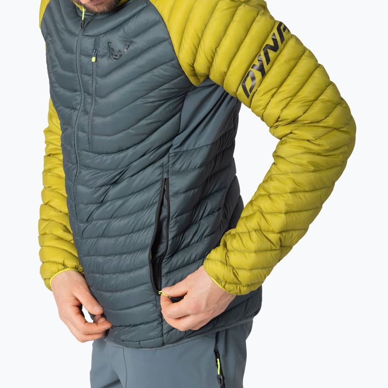 Vyriška pūkinė striukė DYNAFIT Radical Down RDS Hooded golden lime 6