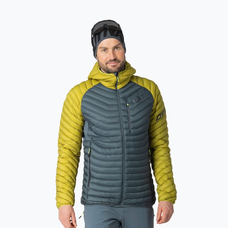 Vyriška pūsta striukė DYNAFIT Radical Down Hooded golden lime/0720