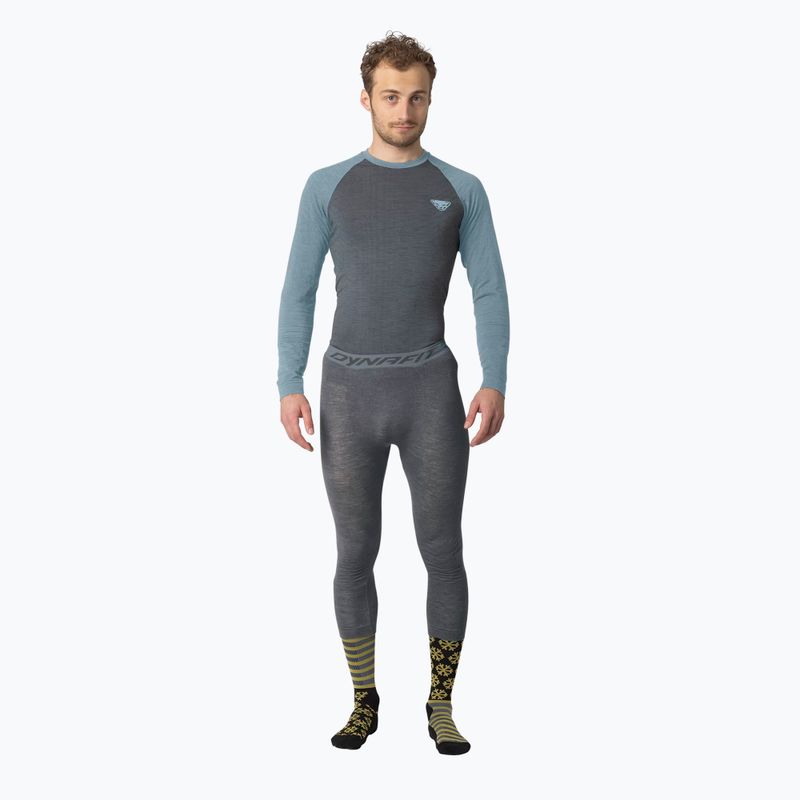 Vyriški termoaktyvūs marškinėliai DYNAFIT Tour Light Merino smoke blue 2