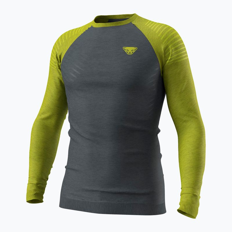 Vyriški termoaktyvūs marškinėliai DYNAFIT Tour Light Merino golden lime 4