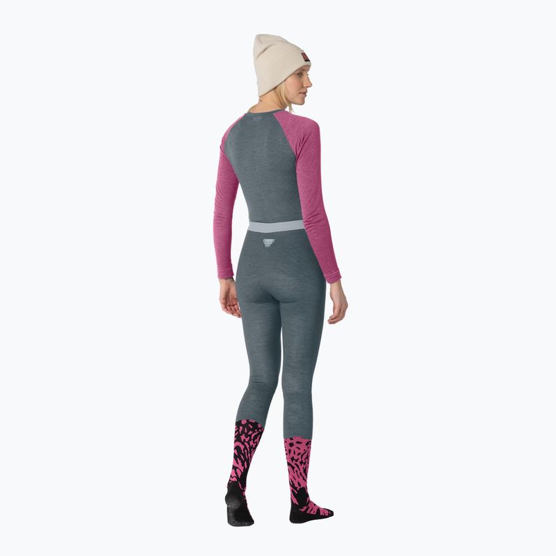Moteriški termoaktyvūs marškinėliai DYNAFIT Tour Light Merino magenta 3