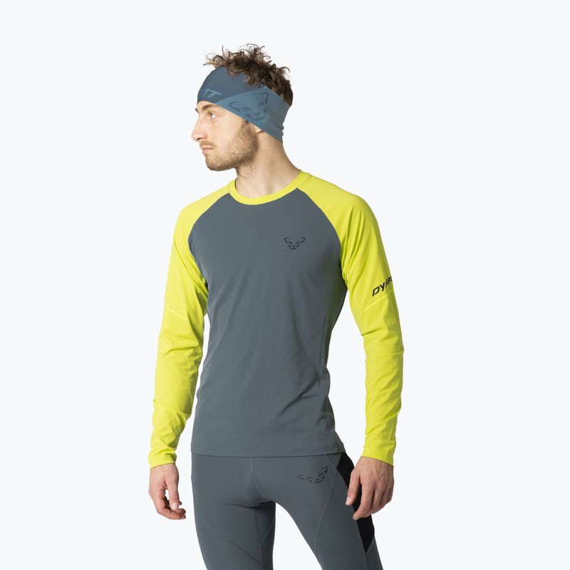 Vyriški bėgimo marškinėliai ilgomis rankovėmis DYNAFIT Alpine Pro ultra yellow/0720