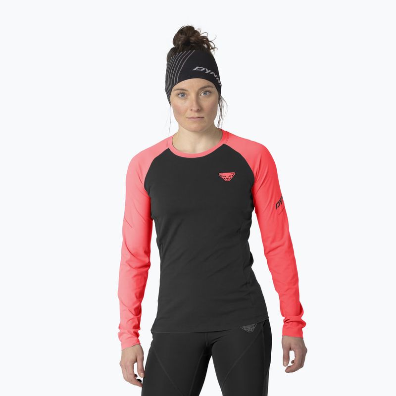 Moteriški bėgimo marškinėliai ilgomis rankovėmis DYNAFIT Alpine Pro ultra coral/0936