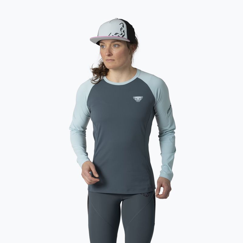 Moteriški ilgomis rankovėmis bėgimo marškinėliai DYNAFIT Alpine Pro cloud blue/0720