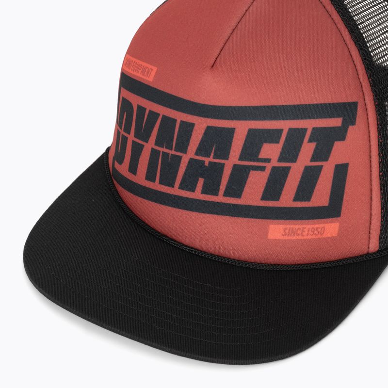 Kepurė su snapeliu DYNAFIT Graphic Trucker mineral red/tabloid 3
