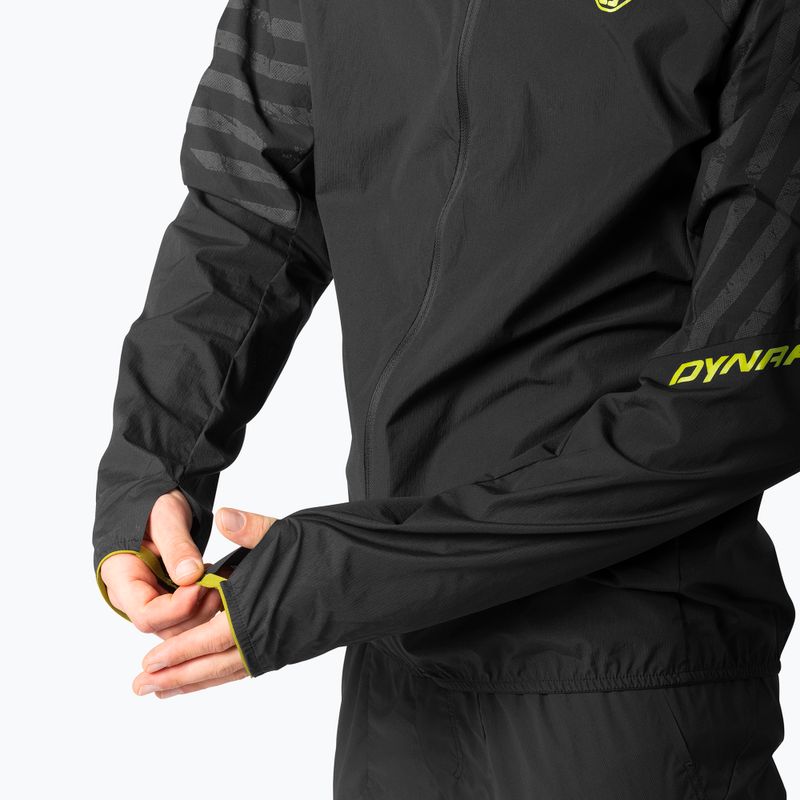 Vyriška bėgimo striukė DYNAFIT Trail Reflective Wind black out/5A30 6