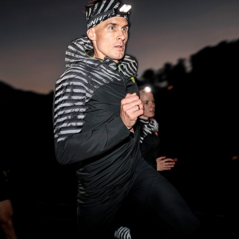 Vyriška bėgimo striukė DYNAFIT Trail Reflective Wind black out/5A30 9