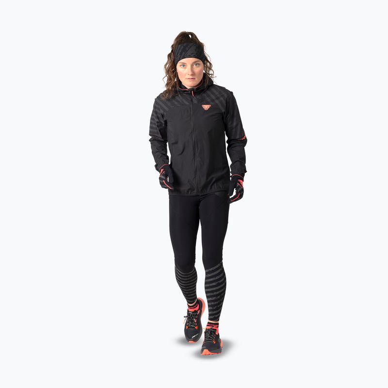 Moteriška bėgimo striukė DYNAFIT Trail Reflective Wind black out/6A10 2