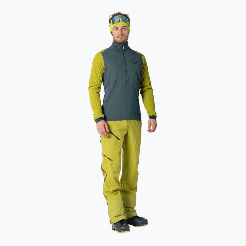 Vyriškas ski touring džemperis DYNAFIT Blacklight Thermal 1/2 Zip golden lime 2