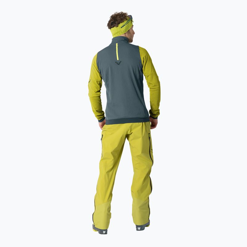 Vyriškas ski touring džemperis DYNAFIT Blacklight Thermal 1/2 Zip golden lime 3