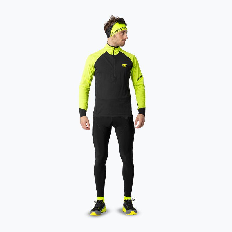 Vyriškas bėgimo džemperis DYNAFIT Alpine 1/2 Zip Tee ultra yellow/0910 2