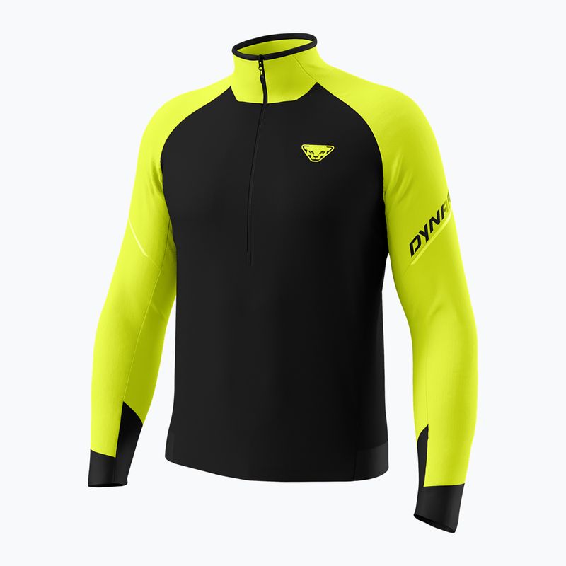 Vyriškas bėgimo džemperis DYNAFIT Alpine 1/2 Zip Tee ultra yellow/0910 4