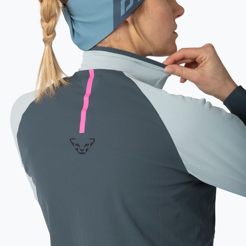 Moteriškas bėgimo džemperis DYNAFIT Alpine 1/2 Zip Tee cloud blue/0720 5