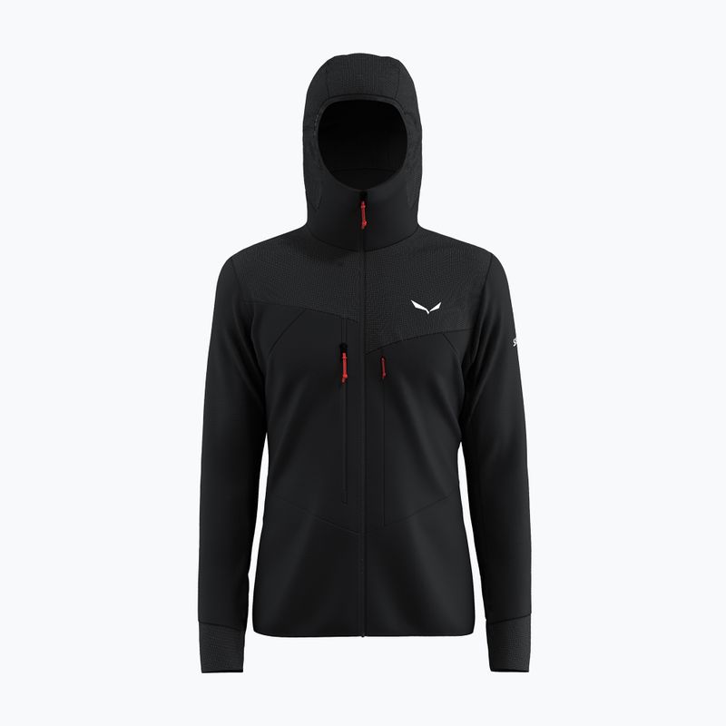 Vyriškas trekinginis džemperis Salewa Agner PL Hooded black out