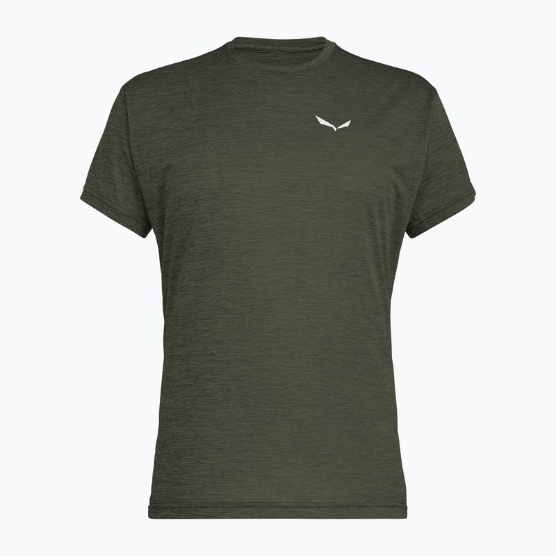 Vyriški marškinėliai Salewa Puez Melange Dry faded green melange