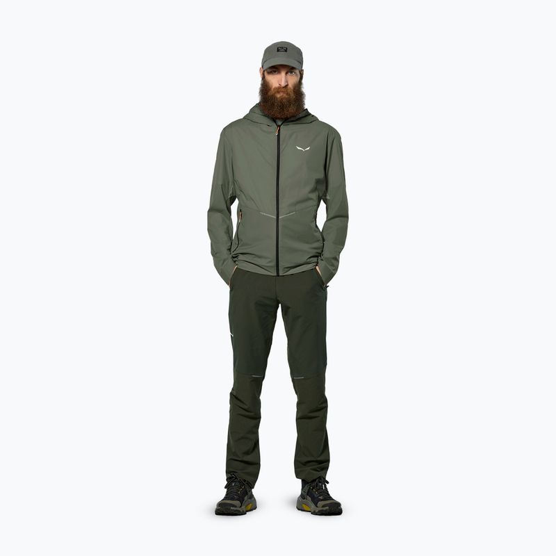 Vyriška striukė nuo vėjo Salewa Pedroc Wind Hood faded green 2