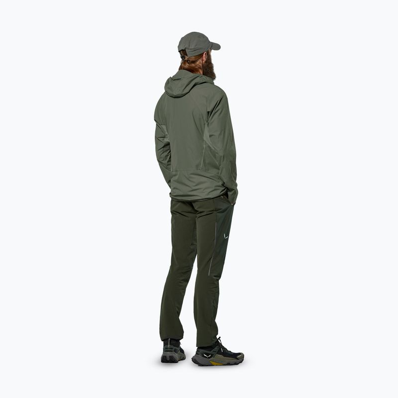Vyriška striukė nuo vėjo Salewa Pedroc Wind Hood faded green 3