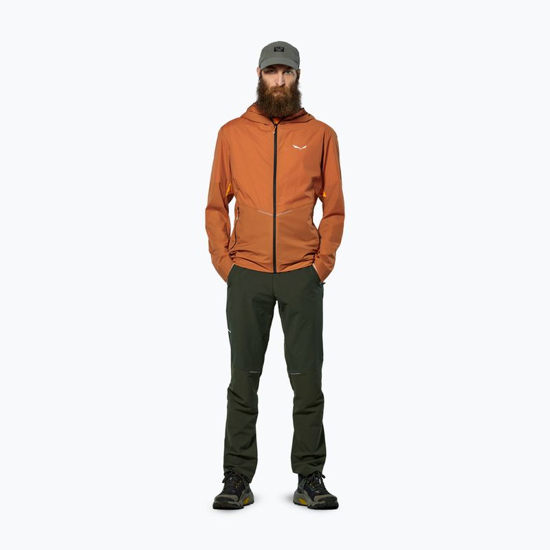 Vyriška striukė nuo vėjo Salewa Pedroc Wind Hood Bombay Brown 2