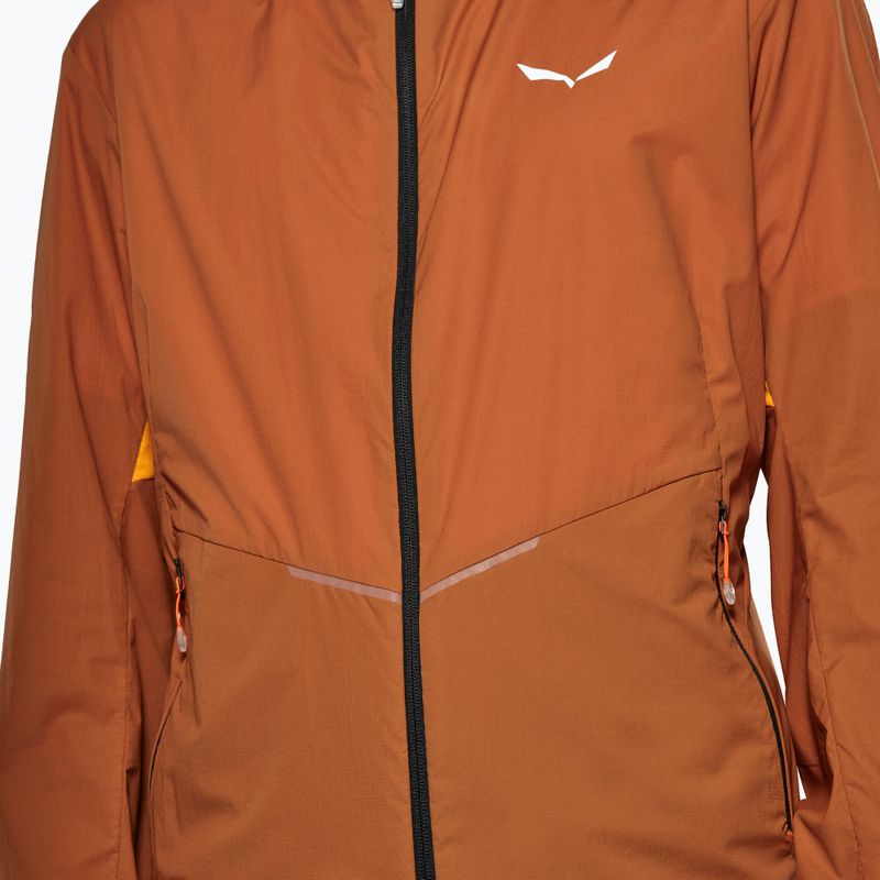 Vyriška striukė nuo vėjo Salewa Pedroc Wind Hood Bombay Brown 4