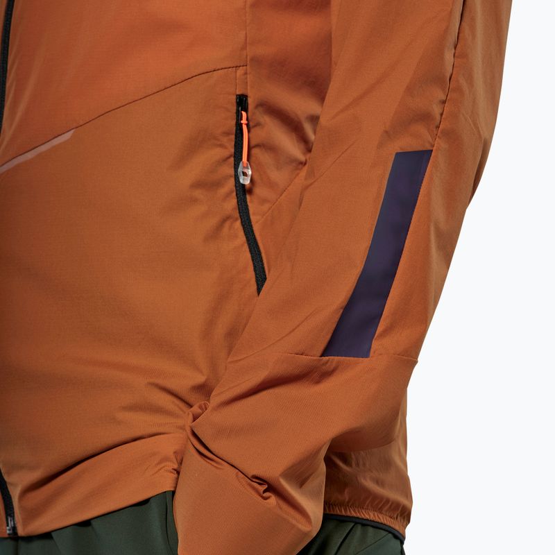 Vyriška striukė nuo vėjo Salewa Pedroc Wind Hood Bombay Brown 6