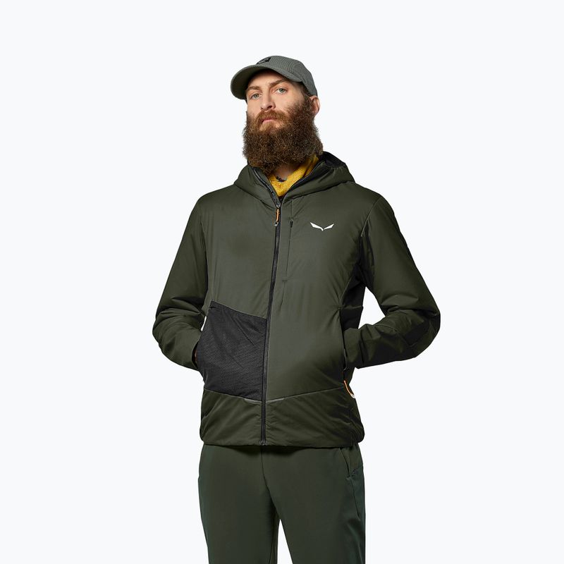 Vyriška hibridinė striukė Salewa Pedroc Tirol Wool Air Hybrid dark olive