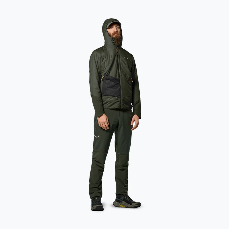 Vyriška hibridinė striukė Salewa Pedroc Tirol Wool Air Hybrid dark olive 2