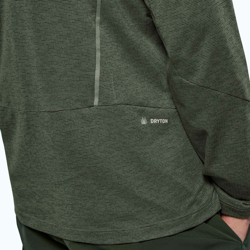 Vyriški marškinėliai ilgomis rankovėmis Salewa Pedroc Dry Wind Half Zip Tee faded green 5