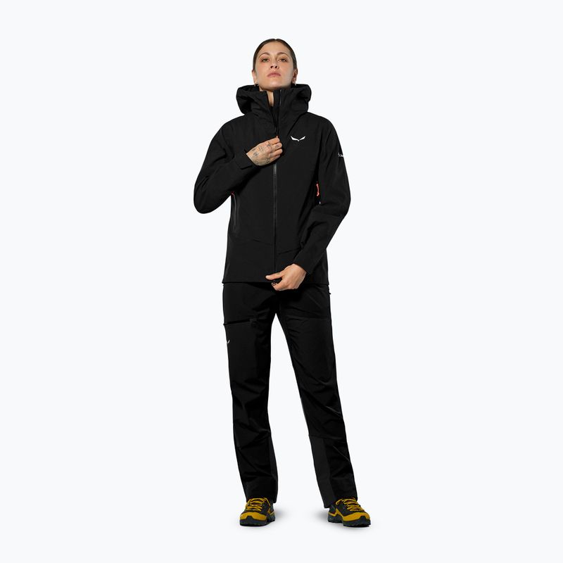 Moteriška striukė nuo lietaus Salewa Ortles GTX 3L EPE black out 2