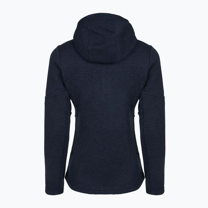 Vyriškas trekinginis džemperis Salewa Puez Rocca Polarlite Hood navy blazer 2