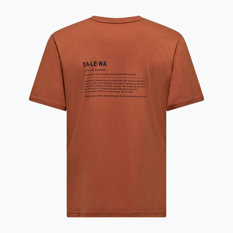 Vyriški marškinėliai Salewa Eagle Vocab bombay brown 6