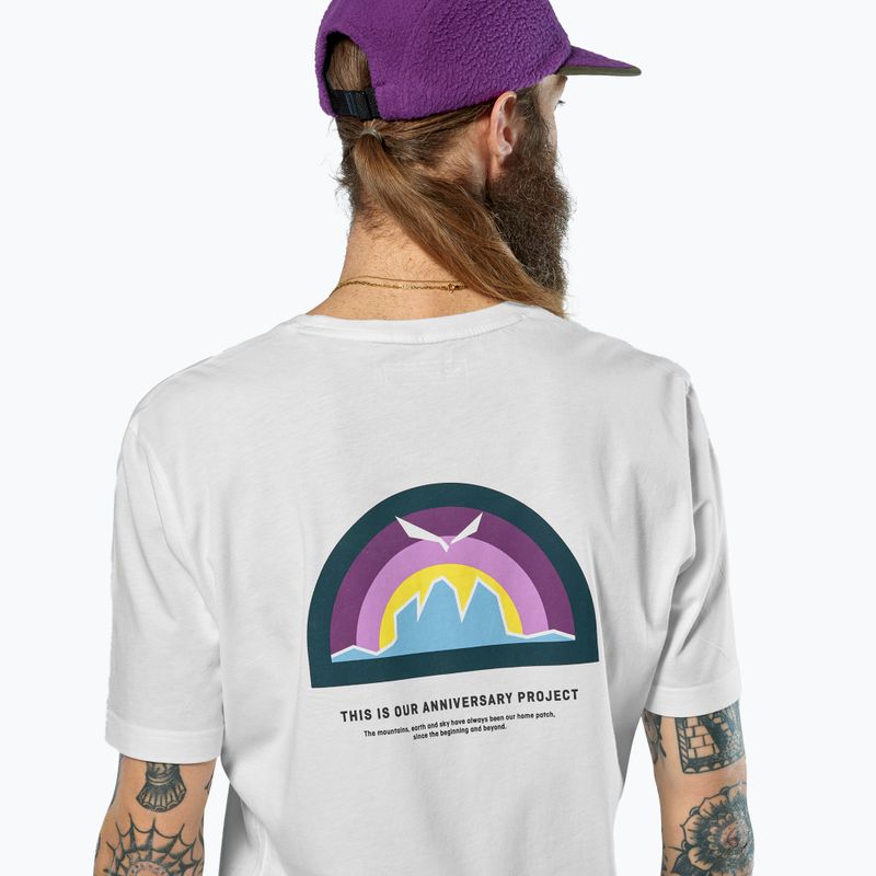 Vyriški marškinėliai Salewa Eagle Anniversary optical white 4