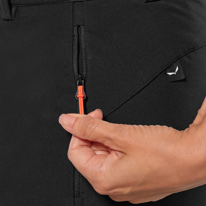 Moteriškos softshell kelnės Salewa Puez Dolomia 2 black out 5