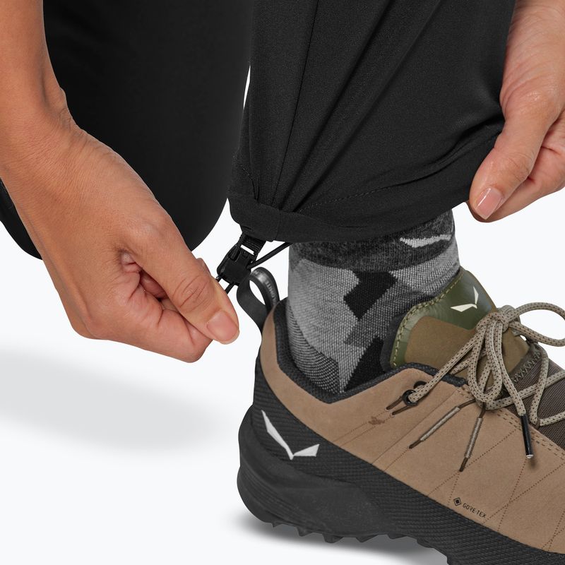 Moteriškos softshell kelnės Salewa Puez Dolomia 2 black out 6
