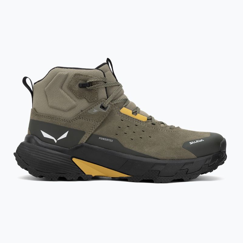Vyriški žygio batai Salewa Pedroc 2 Leather Mid PTX faded green/dark olive 2