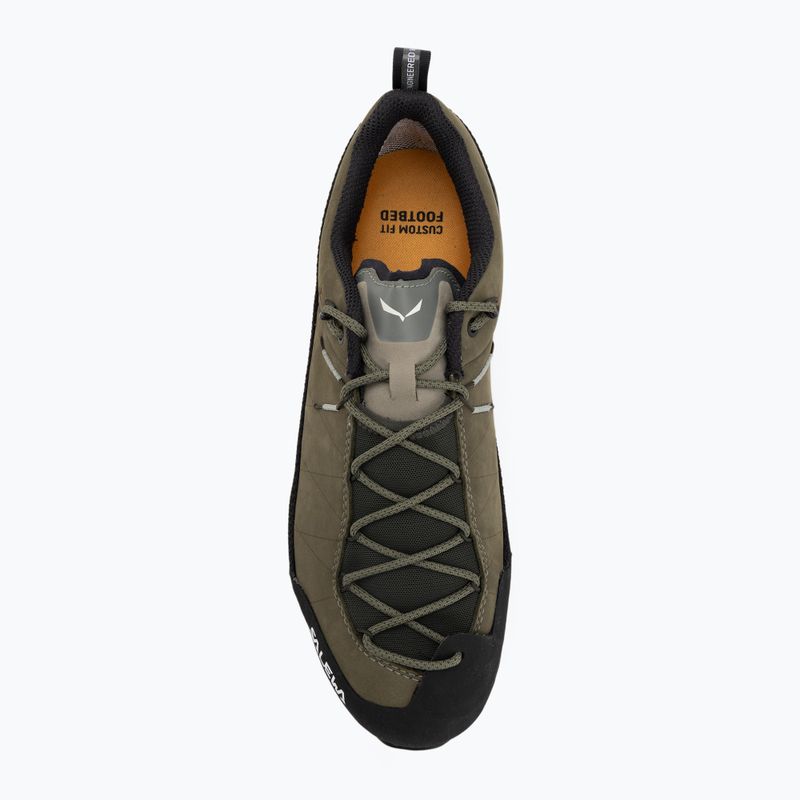 Vyriški priėjimo prie trasų batai Salewa Wildfire Leather 2 GTX faded green/black 5