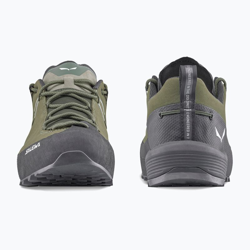 Vyriški priėjimo prie trasų batai Salewa Wildfire Leather 2 GTX faded green/black 10