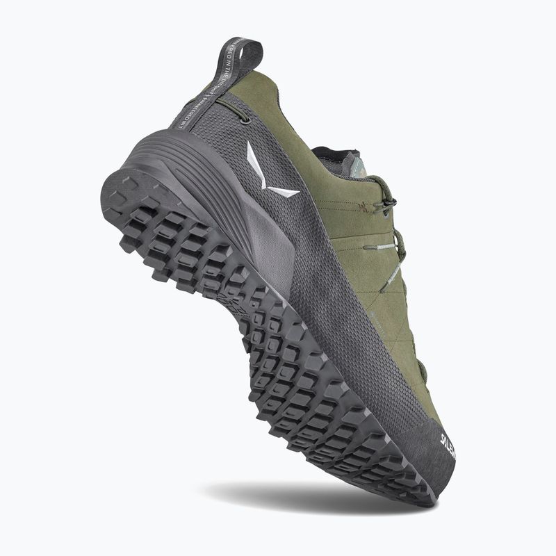 Vyriški priėjimo prie trasų batai Salewa Wildfire Leather 2 GTX faded green/black 14